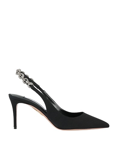AQUAZZURA Pump Black Textile fibers