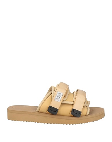 SUICOKE Sandals Beige Textile fibers, Rubber