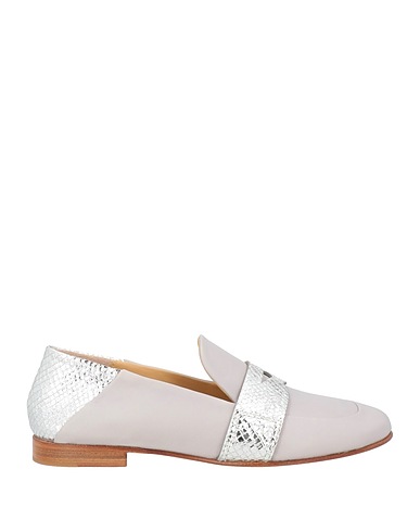 FABI Loafers Light grey Leather