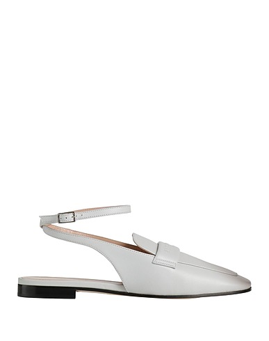 EMPORIO ARMANI Ballerine Grigio chiaro Pelle