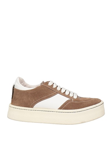 EMPORIO ARMANI Sneakers Maulwurfsgrau Leder