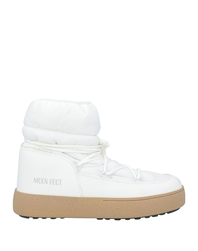 MOON BOOT Ankle boot White Textile fibers