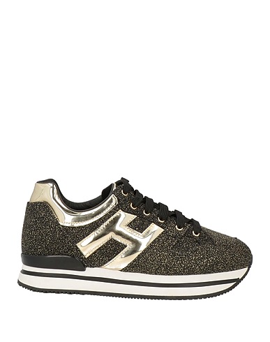 HOGAN Sneakers Gold Textile fibers