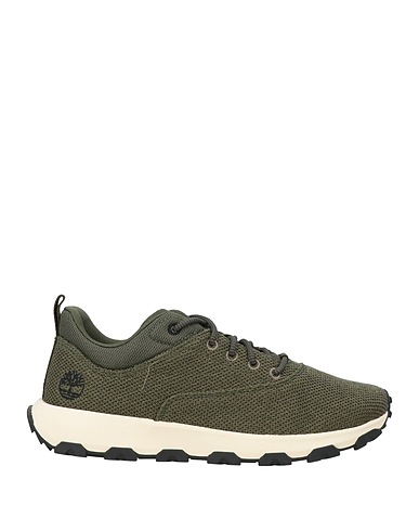 TIMBERLAND Sneakers Military green 100% Textile fibres