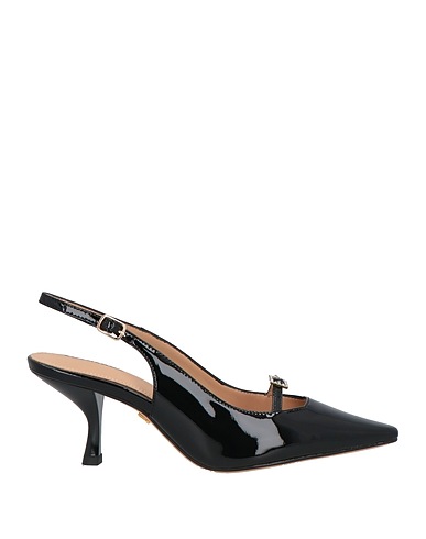 LOLA CRUZ Court Black Leather