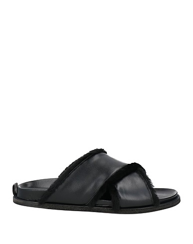 FORTE_FORTE Sandalen Schwarz Leder