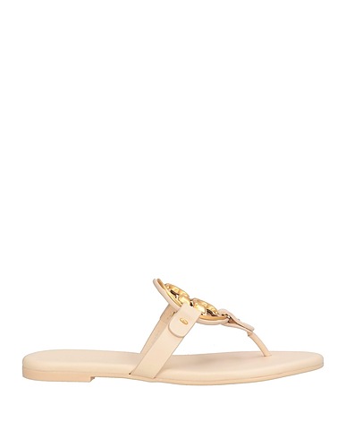 TORY BURCH Flip flops Ivory Leather
