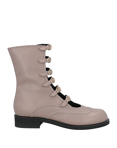 EMPORIO ARMANI Stivaletti Tortora Pelle