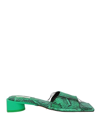 MIISTA Sandals Green Leather