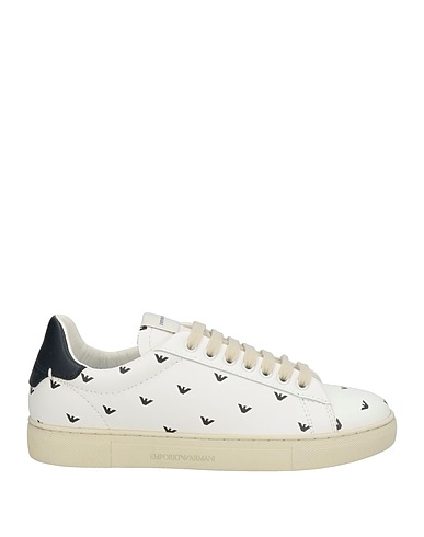 EMPORIO ARMANI Sneakers White Leather