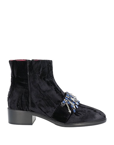 181 Ankle boot Black Textile fibres