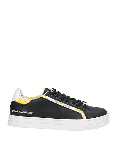 VERSACE JEANS COUTURE Sneakers Noir Cuir, Matière synthétique