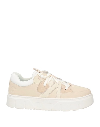TIMBERLAND Sneakers Beige Leather, Textile fibres