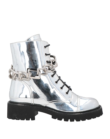 GIUSEPPE ZANOTTI Ankle boot Silver Leather