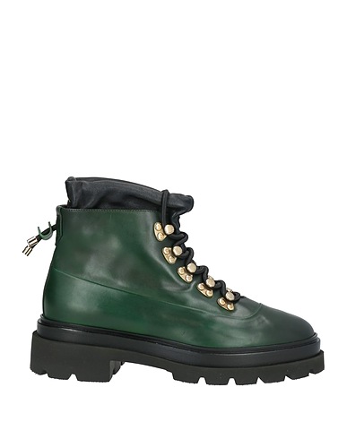SANTONI Ankle boot Green Leather