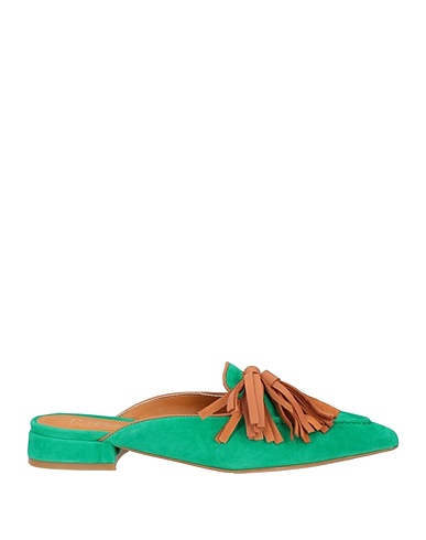 ISLO ISABELLA LORUSSO Mules and clogs Green Leather