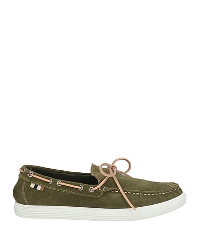 LABORATORI 04 Mocassino Verde militare Pelle