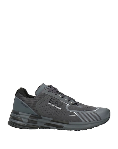 EA7 Sneakers Charcoal 100% Polyester, Thermoplastic polyurethane