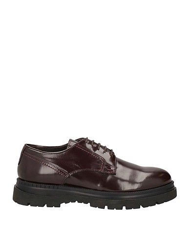 MANIFATTURE ETRUSCHE Schnürschuhe Bordeaux Leder