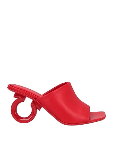 FERRAGAMO Sandals Red Lambskin