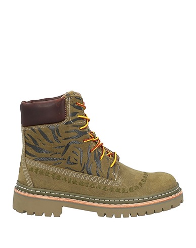 TIMBERLAND Ankle boot Military green Leather