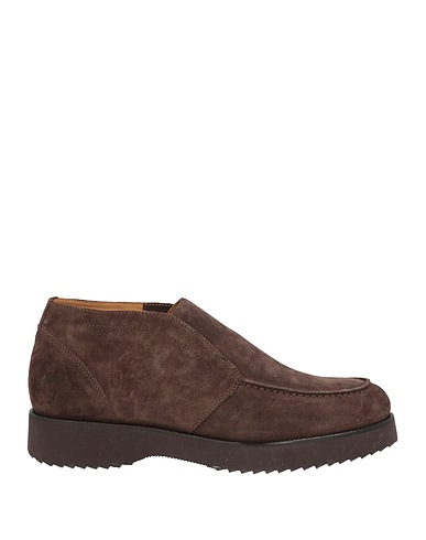 DOUCAL'S Ankle boot Dark brown Leather