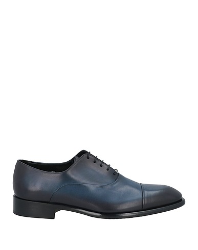 DOUCAL'S Laced shoes Navy Leather