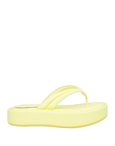 PATRIZIA PEPE Infradito Giallo pastello Pelle