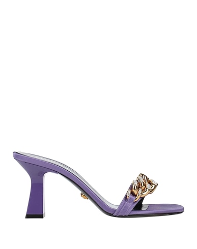 VERSACE Sandals Mauve Textile fibers