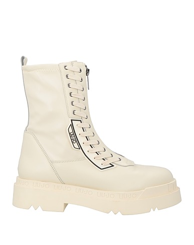 LIU •JO Ankle boot Ivory Leather