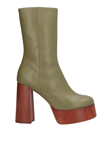 GIA / RHW Stivaletti Verde militare Pelle