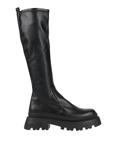 JANET & JANET Boots Black Leather