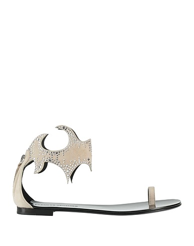 ALEXANDRE VAUTHIER Flip flops Light grey Leather