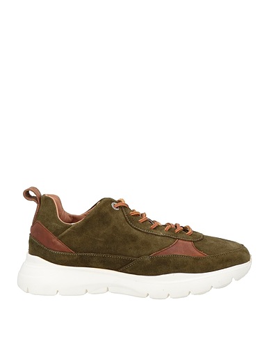ALEXANDER SMITH Sneakers Military green Leather