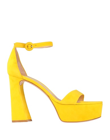 GIANVITO ROSSI Sandals GIALLO Leather