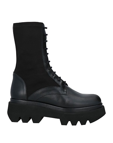 PALOMA BARCELÓ Ankle boot Leather, Textile fibres