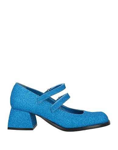 NODALETO Pump Azure Textile fibers