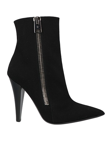 TOM FORD Ankle boot Black Cotton, Zamak