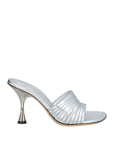 WANDLER Sandals Silver Leather