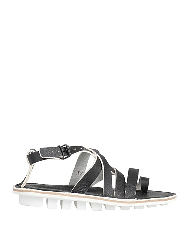 TRIPPEN x IVO MILAN Sandals Black Leather