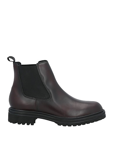 BRAWN'S Stivaletti Bordeaux Pelle