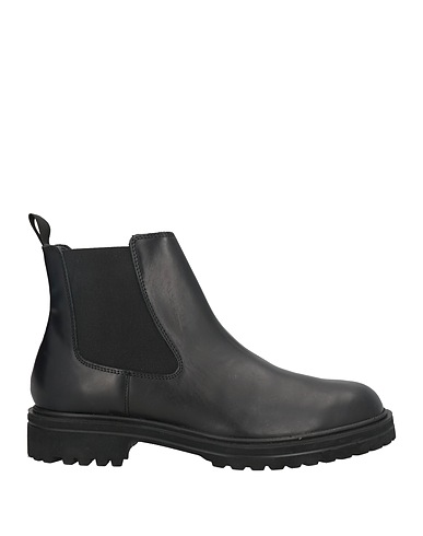 BRAWN'S Stivaletti Nero Pelle