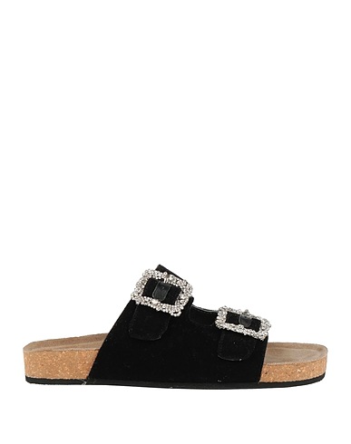 STRATEGIA Sandals Black Textile fibres
