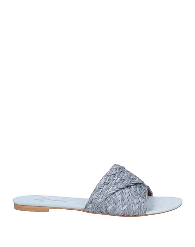 MANILA GRACE Sandals Grey Straw