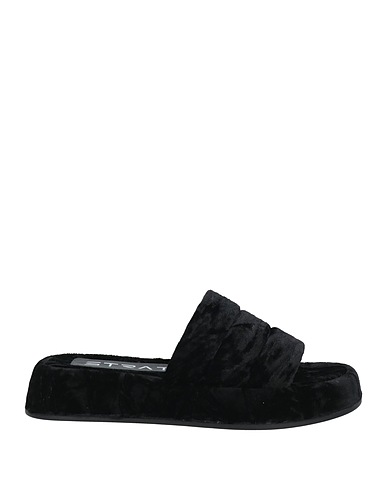STRATEGIA Sandals Black Textile fibres