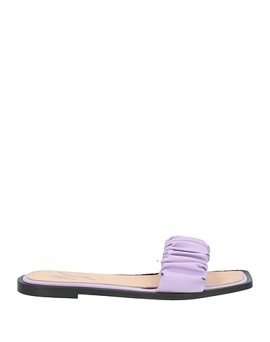 MANILA GRACE Sandals Lilac Textile fibers