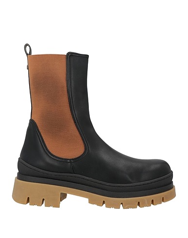 MANILA GRACE Ankle boot Black Textile fibers