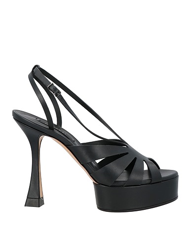 CASADEI Sandals Black Leather