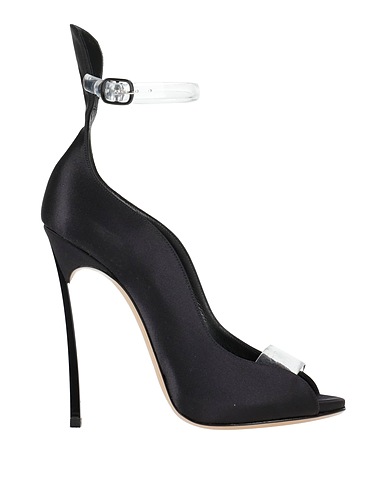 CASADEI Pumps Schwarz Gewebefasern, Andere Fasern