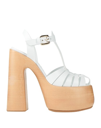 CASADEI Mules and clogs White Leather